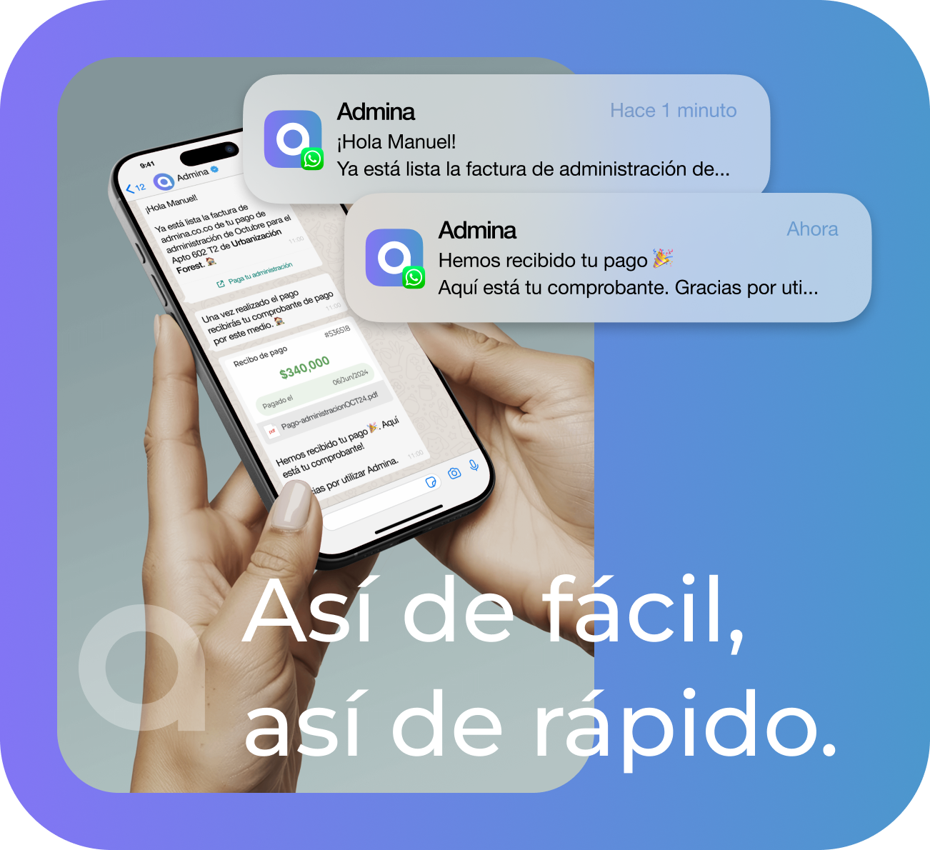 Cobra la administración así de facil